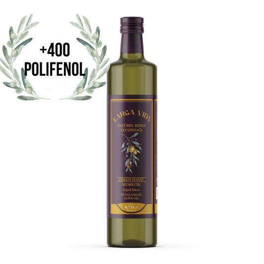 Natürel Erken Hasat Soğuk Sıkım Zeytinyağı 750ml